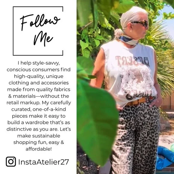 VERTIGO PARIS Silky Snakeskin Animal Print Blouse Size S - Picture 8 of 8